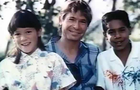 Anna Kate Denver and her brother Zachary John with their late father John Denver